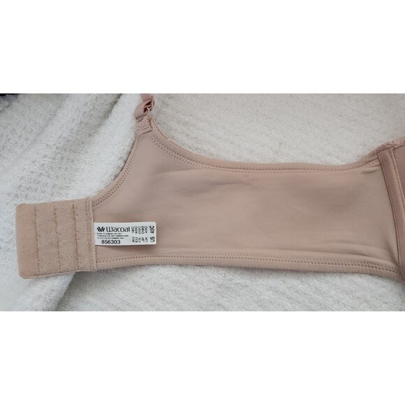 Wacoal Back Appeal Bra 40C Beige Shimmer Wire-Free Contour Cup Full Coverage EUC - Picture 8 of 11